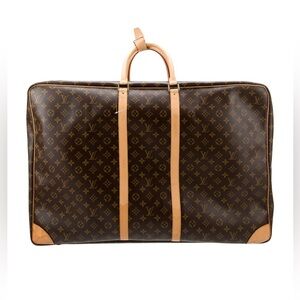 Louis Vuitton Monogram SIRIUS 70 Canvas Leather Luggage Zip Soft Suitcase